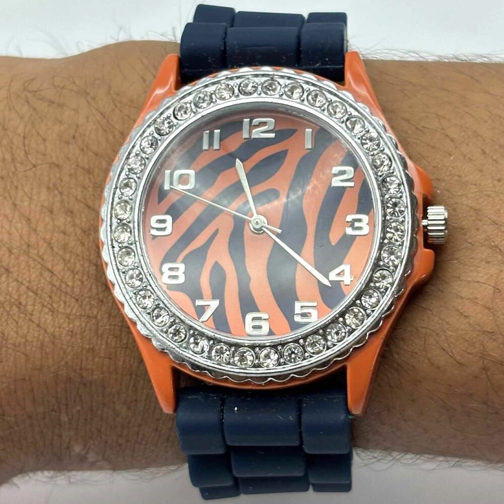 Orange Tiger Men's Watch